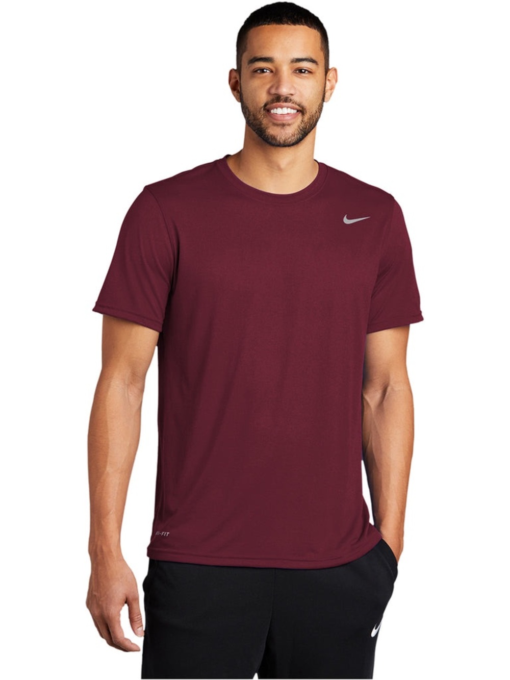 Nike men’s dri fit running shirt upf 40 medium